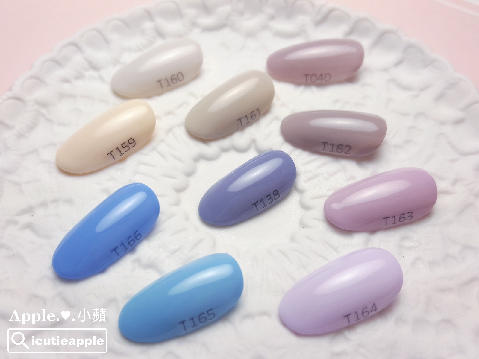 【美甲凝膠】日本Tiara彩膠 ❤ 全色開箱+日本沙龍超夯色+小蘋愛用精選色全攻略