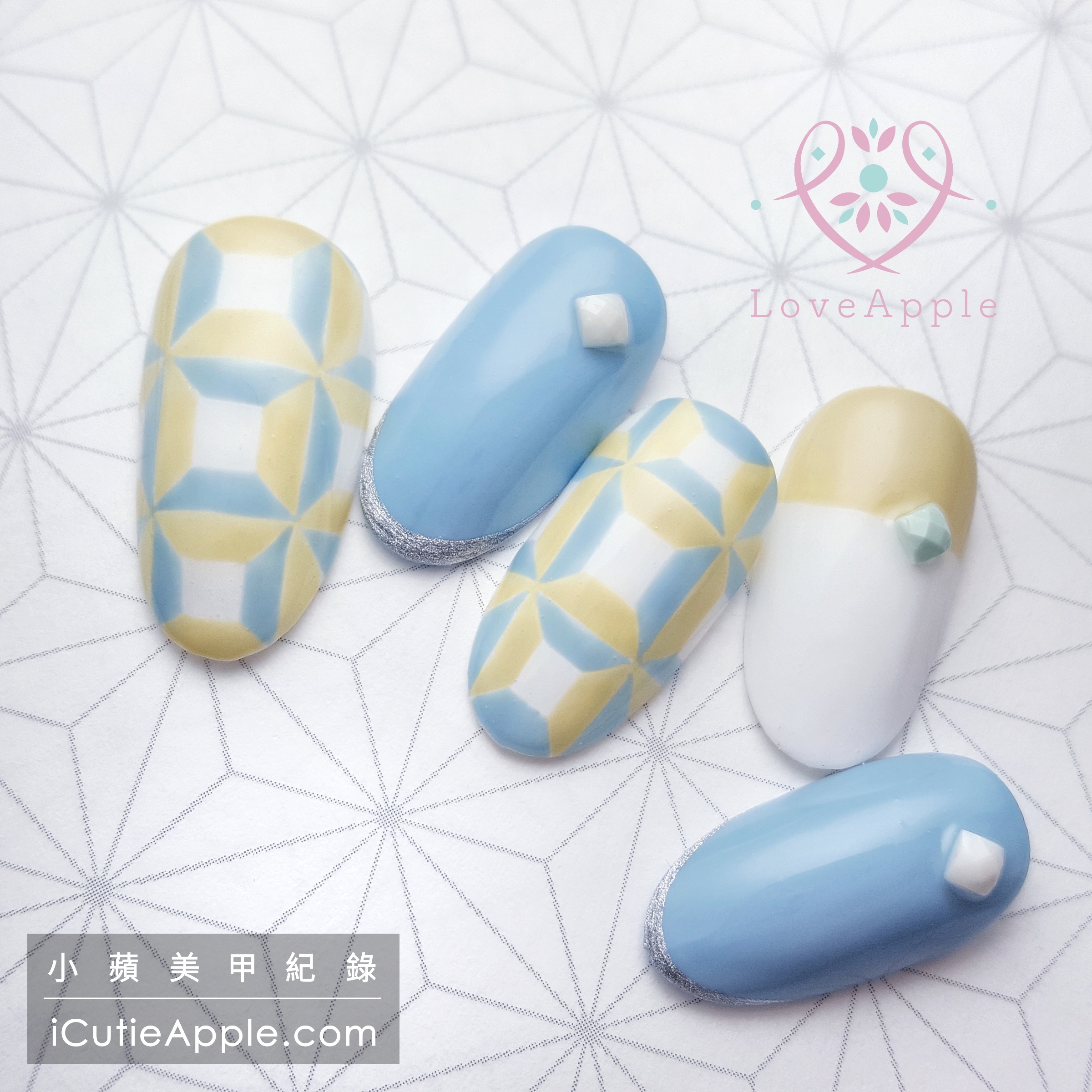 【美甲彩繪】預告繽紛季節的來臨:雙層花卉指彩運用 ❤ Puffs Gel泡芙彩膠新色與新品開箱