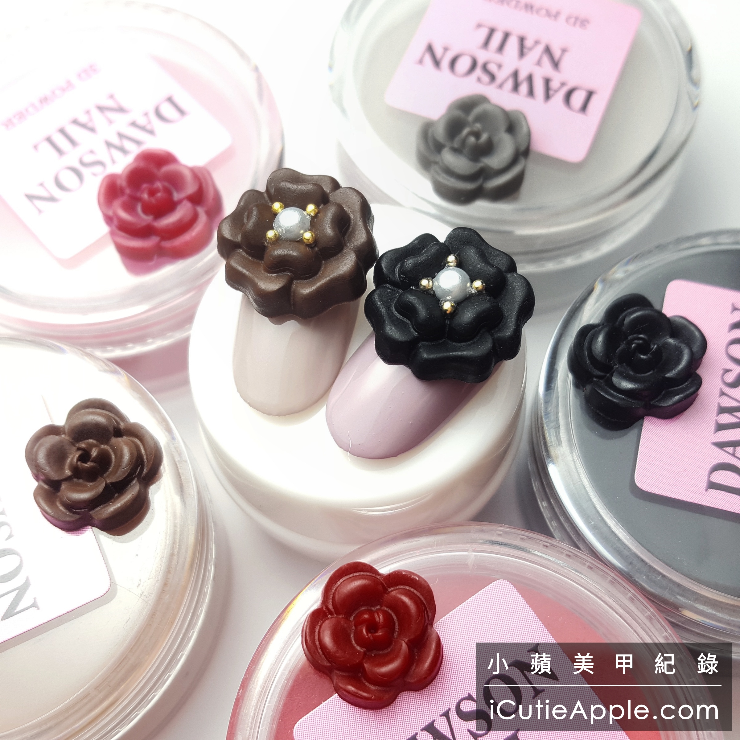 【美甲彩繪】預告繽紛季節的來臨:雙層花卉指彩運用 ❤ Puffs Gel泡芙彩膠新色與新品開箱